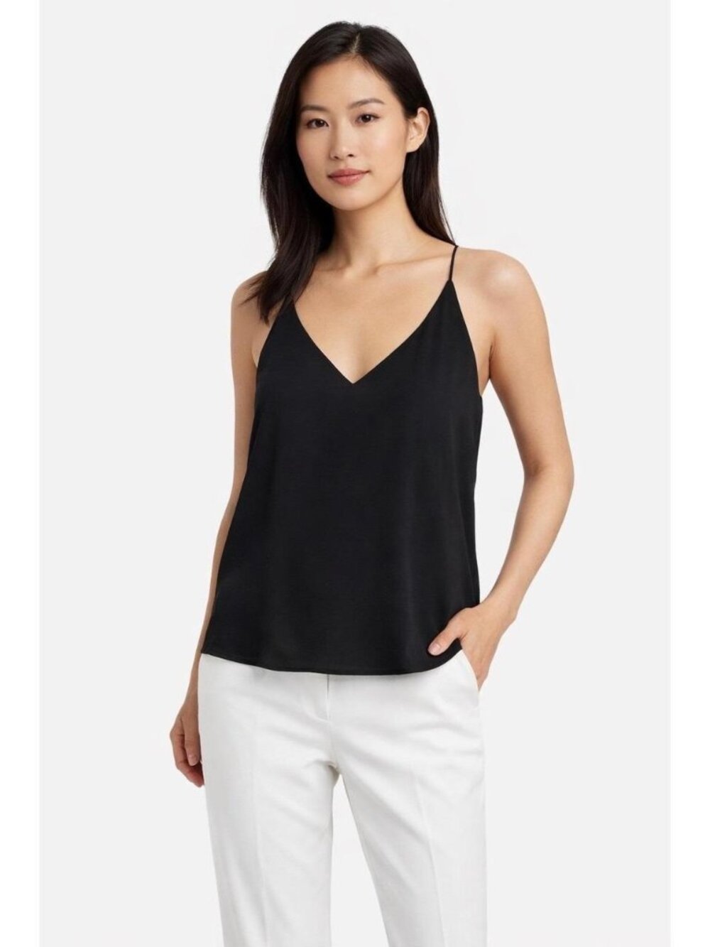Loft Black V-Neck Camisole Size XSP